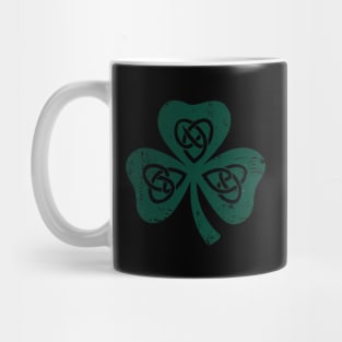 Vintage St Patricks Day Shamrock Mug